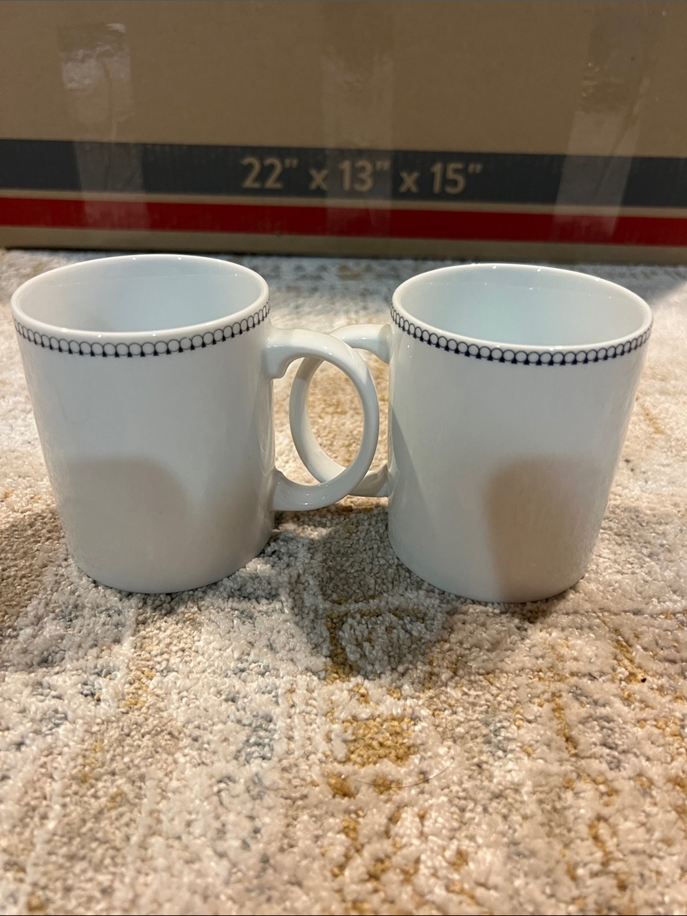US airways coffee cups - wessco inflight - Set of 2